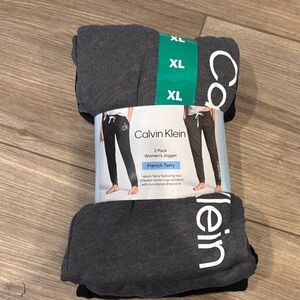 Calvin Klein Dark Gray Women's Jogger set of 2